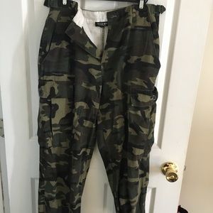 Cadet kim oversized camo pants